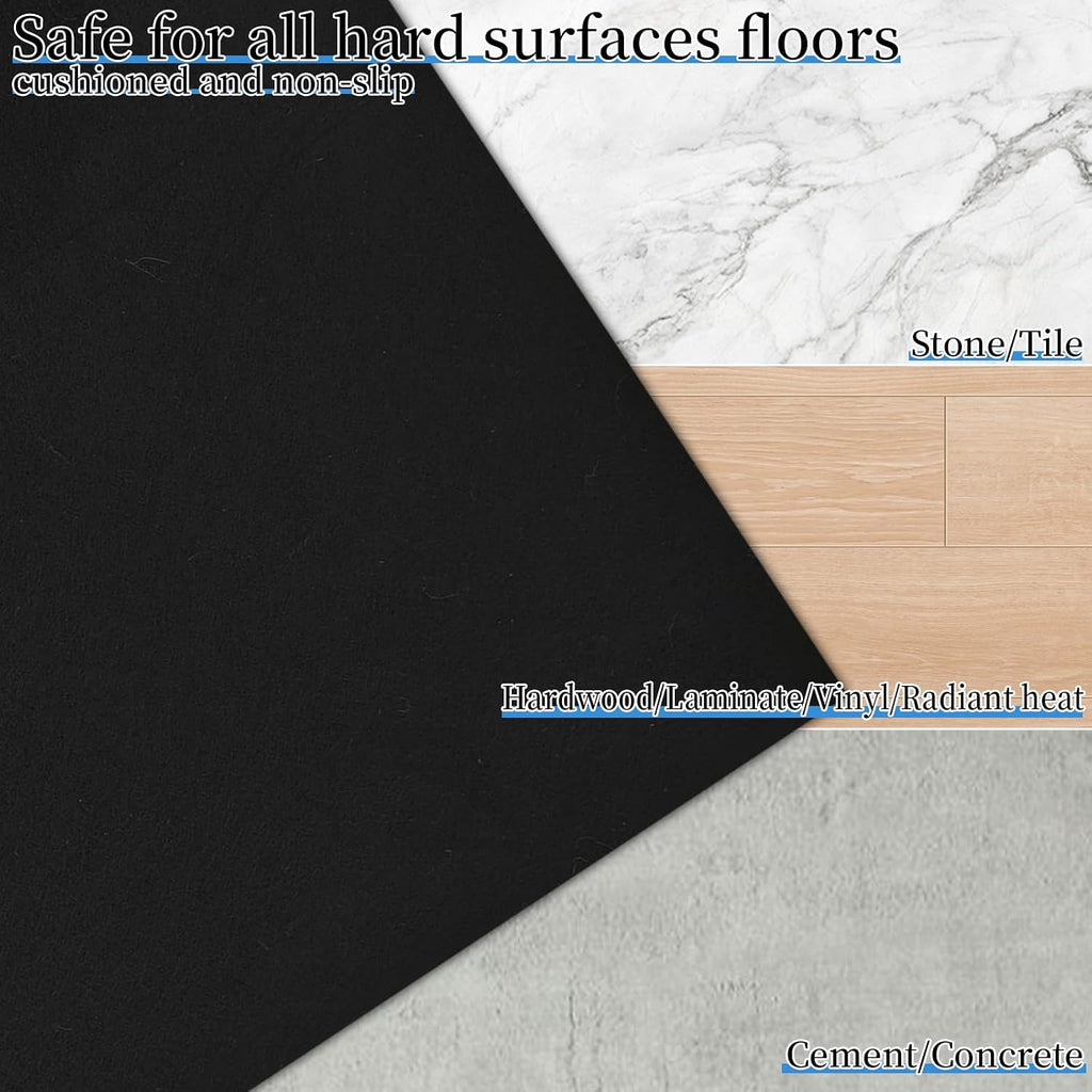 Anti-Slip Carpet Mat, 8x10 Rug pad, Felt Rubber Carpet Mat - Set of 80