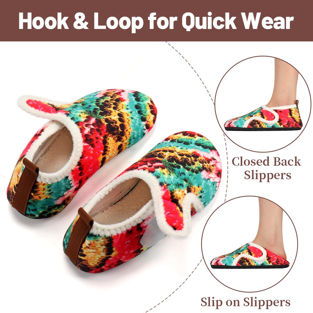 Women Mens House Slippers Lightweight Comfy Barefoot Slipper Socks Rubber Sole House Shoes for Indoor/Outdoor Bedroom