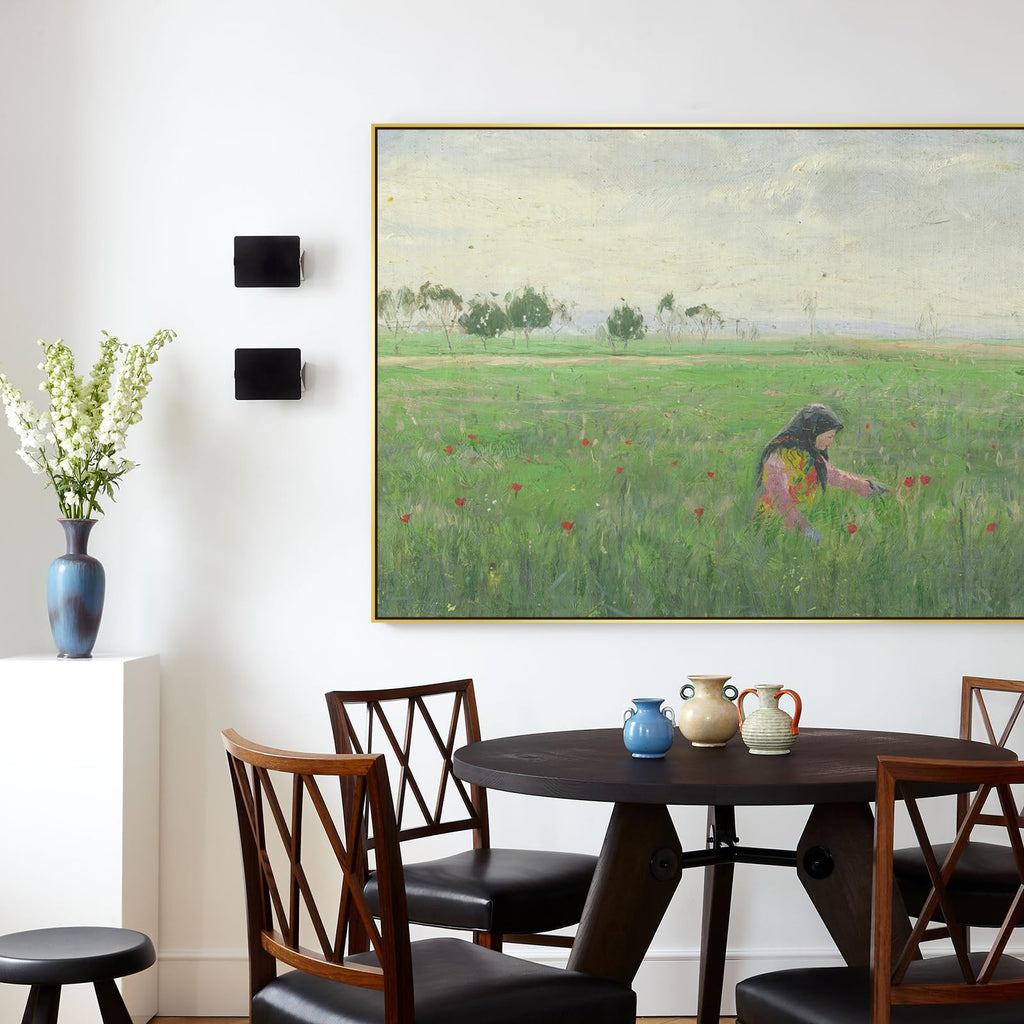 24x36 Canvas Floater Frame for Modern Abstract Art, 5/6 Deep, Gold