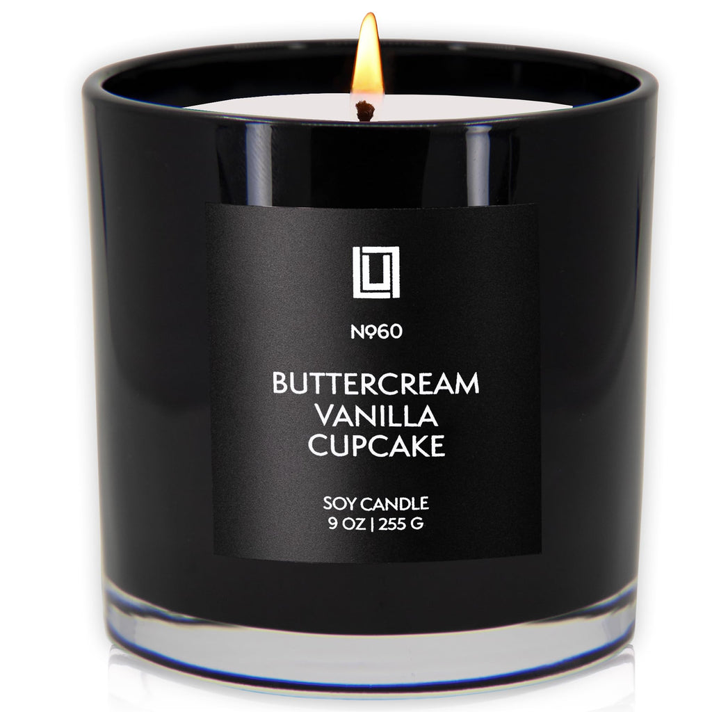 Buttercream Vanilla Cupcake Scented Soy Jar Candle, 9 Oz