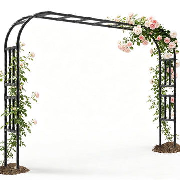 Garden Arch Trellis - Garden Arch Size:126in(L) * 94.5in(H)