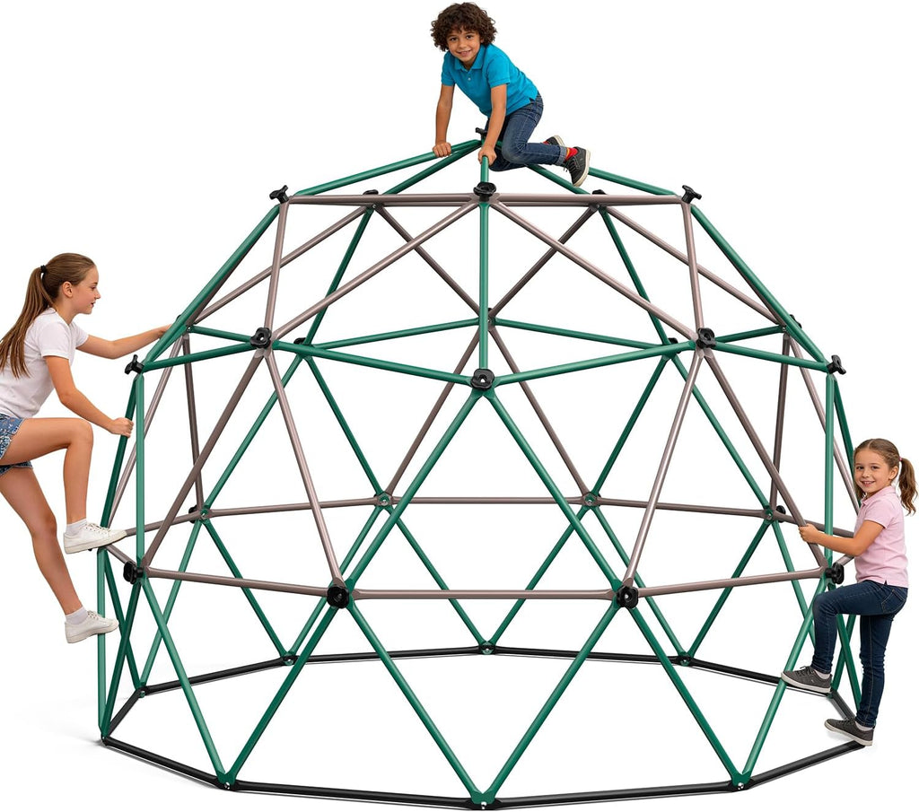 6.5 FT Tall Climbing Dome for Kids 8-12 Backyard Outdoor | ASTM-certified Large Jungle Gym for Older Kids, 950lbs