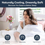Cooling Down Alternative Comforter - Hypoallergenic King Duvet Insert Lightweight