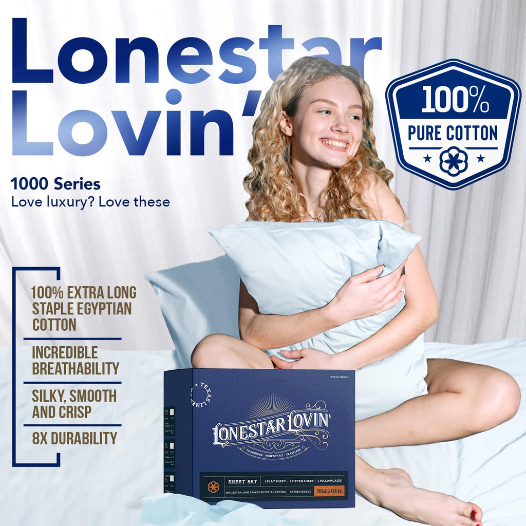 1000 Series Sheets Sets for Adjustable Bed Ivory