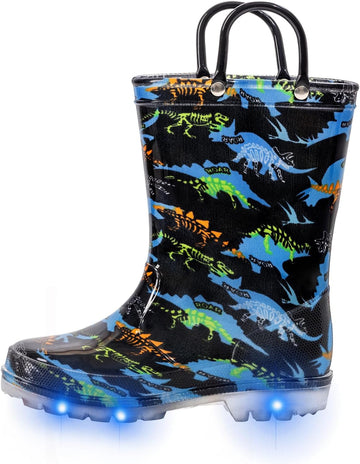 Kids Light Up Rain Boots for Girls & Boys