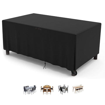 Patio Furniture Covers Waterproof, Outdoor Table Cover Rectangular, 78 Cover Table and Chair