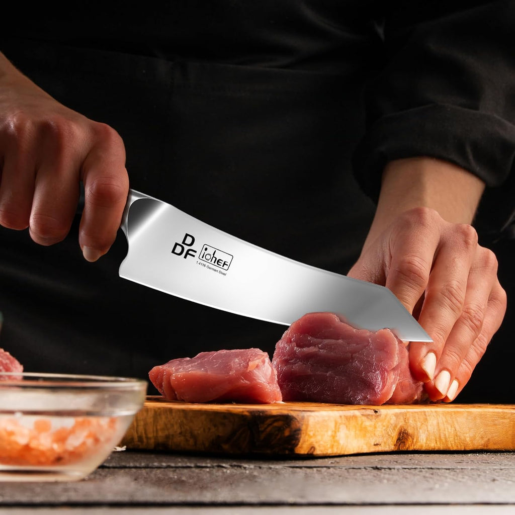 4 Piece Kitchen Knife Set, High Carbon Stainless Steel, Dishwasher Safe | Super Sharp Chef Knife Set with Ergonomic
