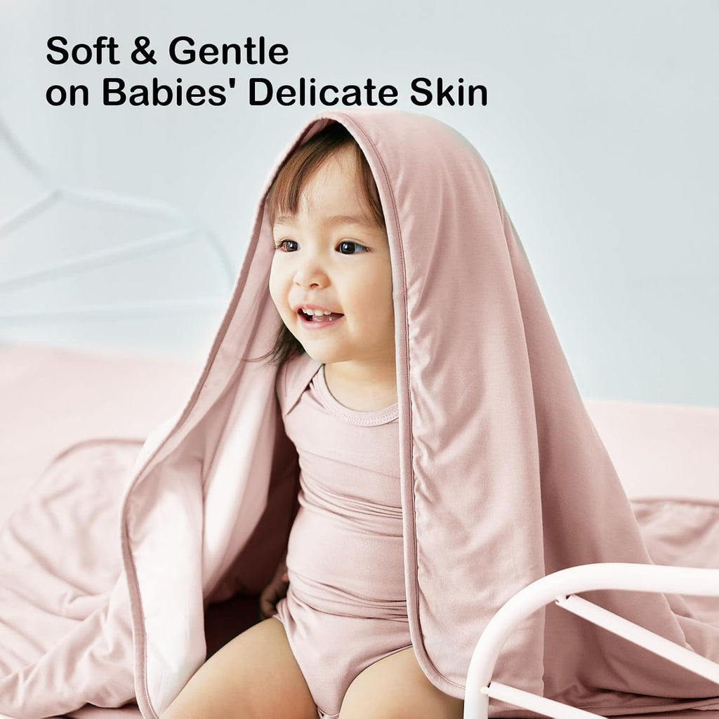 Rayon Made From Bamboo Baby Blanket for Boys Girls 30 x 40 Inch