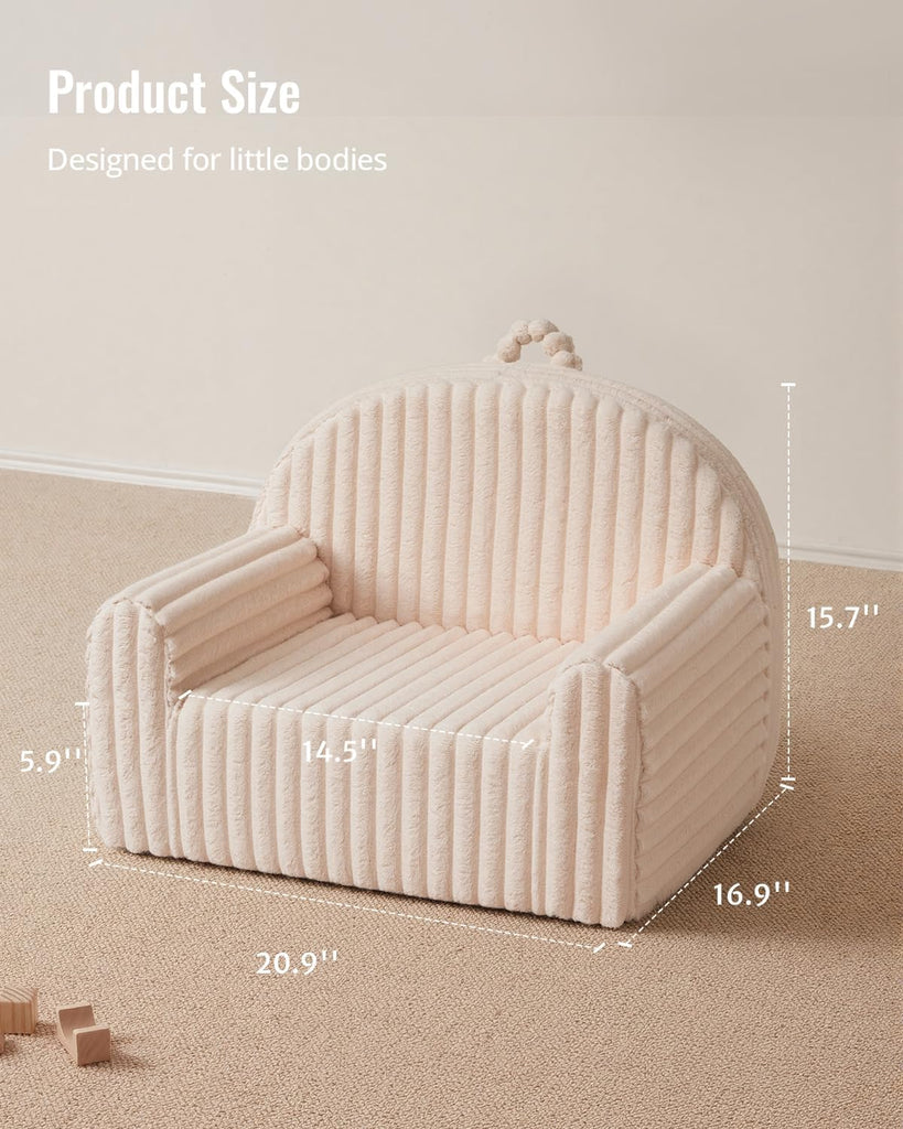 Kids Chair, Soft Kids Armchair, Comfortable Kids Couch Sofa for Reading Playing, Kids Furniture for Boys and Girls