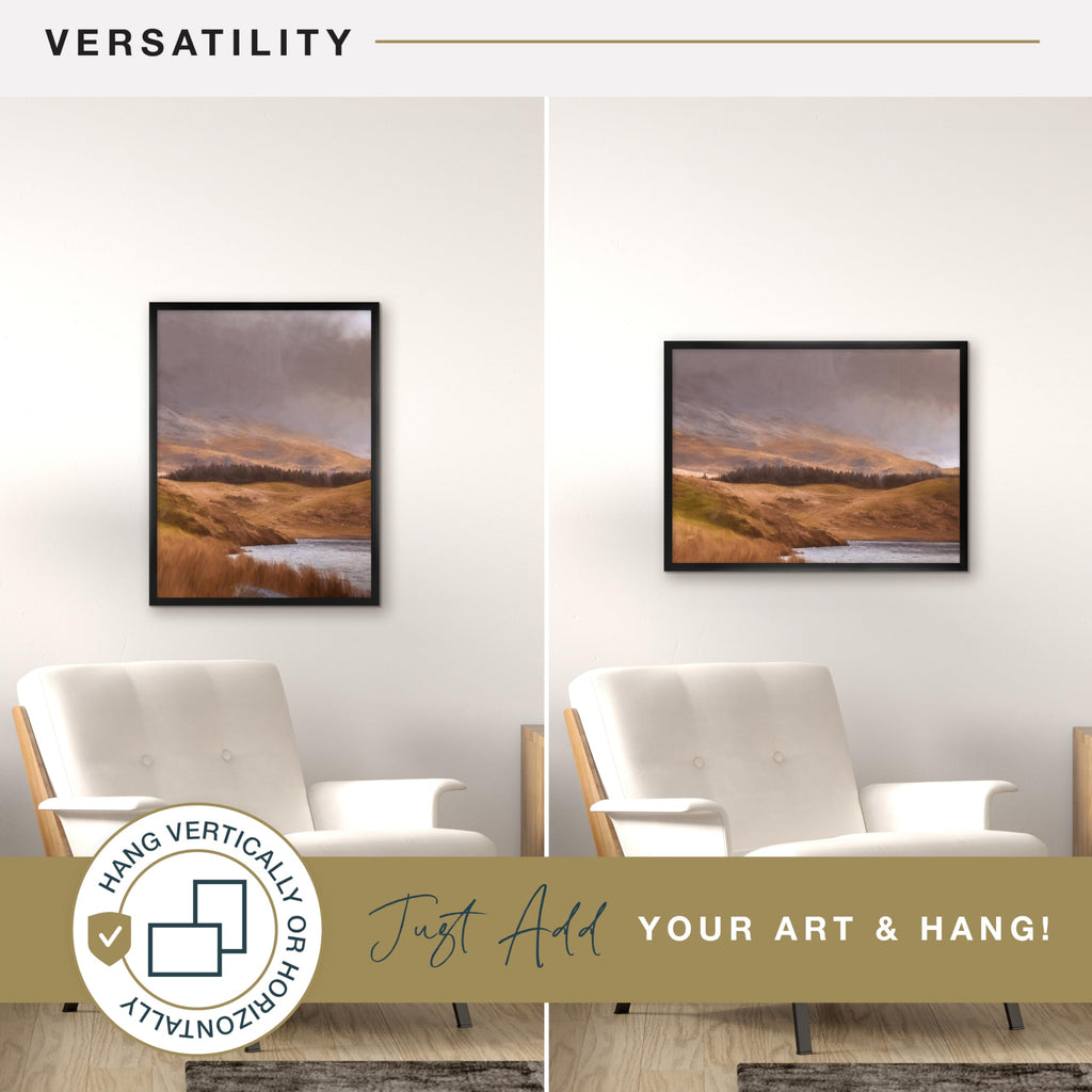Foundation Poster Frame, 18x24, Black Traditional, 1-Pack