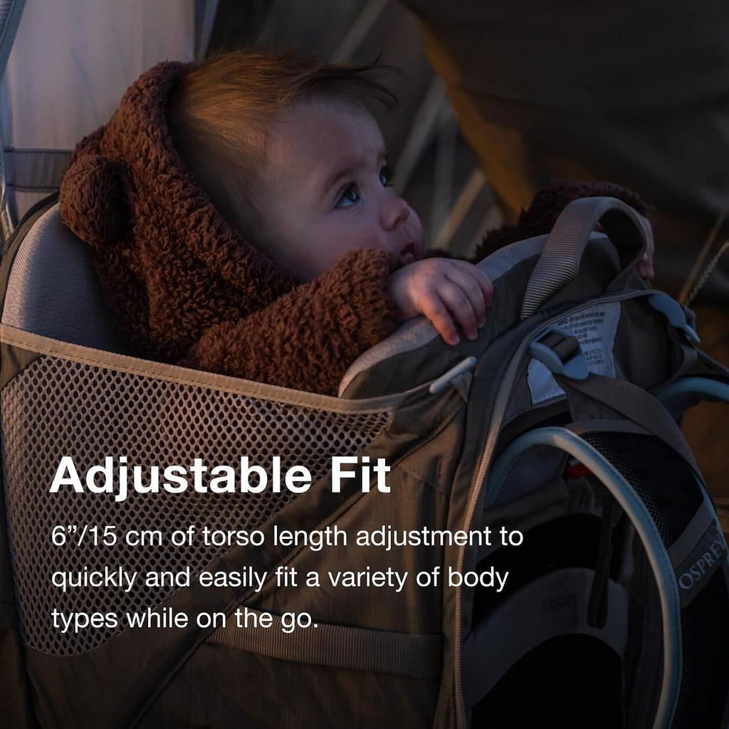 Poco Child Carrier Backpack - Adjustable Travel Baby Carrier with Sunshade - Hiking Carrier for Toddlers