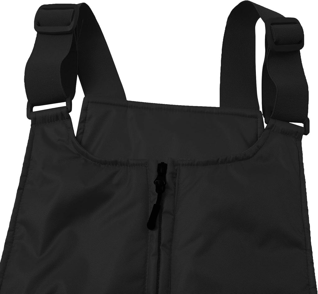 Kids Snow Bib Insulated Ski Pants Puffy Snowboard Overalls Zipper Snowsuit
