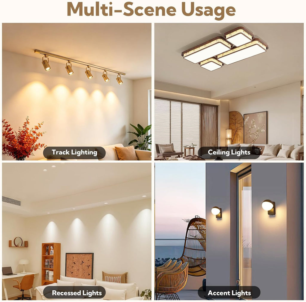 Candle Warmer Lamp Bulb 24 Packs GU10 Halogen Bulb 110-130V 50 Watt MR16