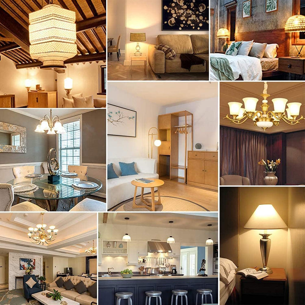 E26 LED Bulb,20W LED Corn Light Bulb 180W Equivalent 3000K Warm White 2000LM Non-dimmable Flicker Free Ceiling Fan