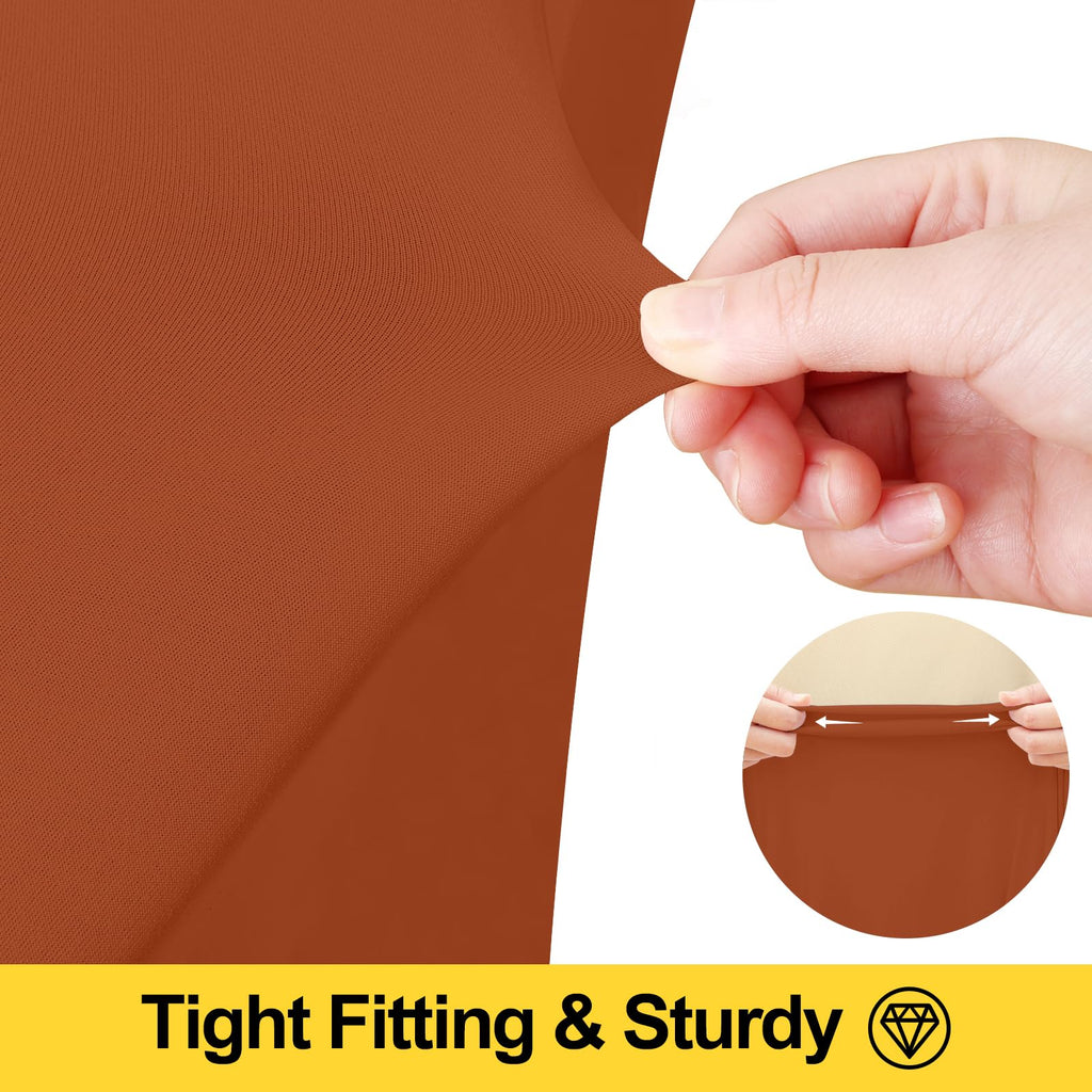 Spandex Elastic Fitted Table Cloth Skirt for 6FT Rectangle Table