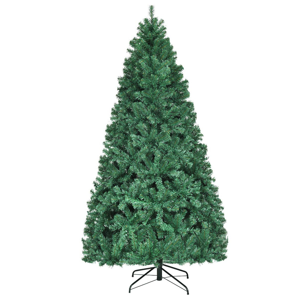 7.5ft Pre-lit Christmas Tree with 1346 PVC Tips, 400 Lights