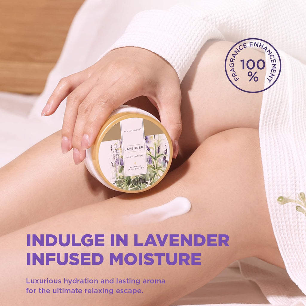 Lavender 15pc Spa Sets Gift Baskets for Women