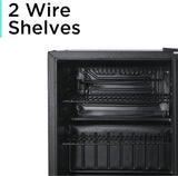 1.7 Cu. Ft. Beverage Cooler, Beverage Fridge with Double Pane Glass Door
