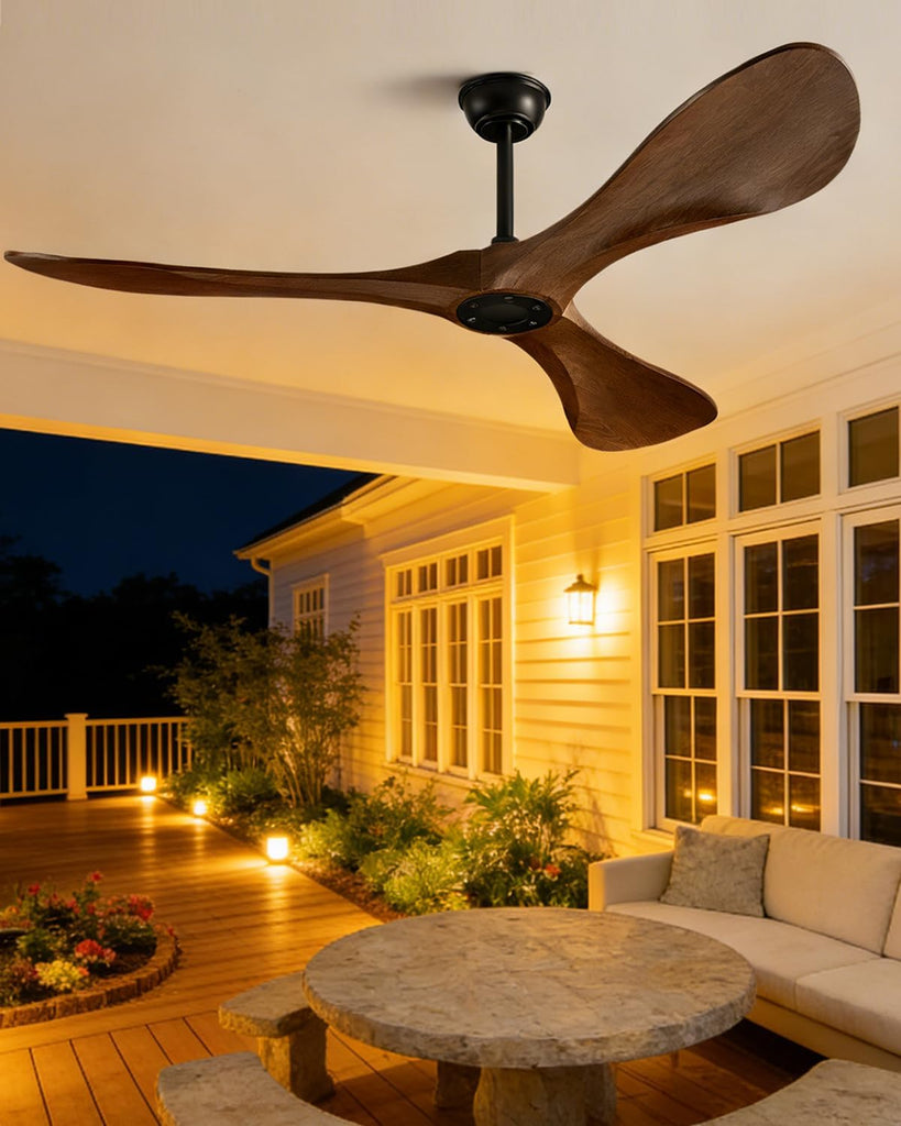 60 in Ceiling Fan of 7400+CFM High Airflow with Mute Remote Control