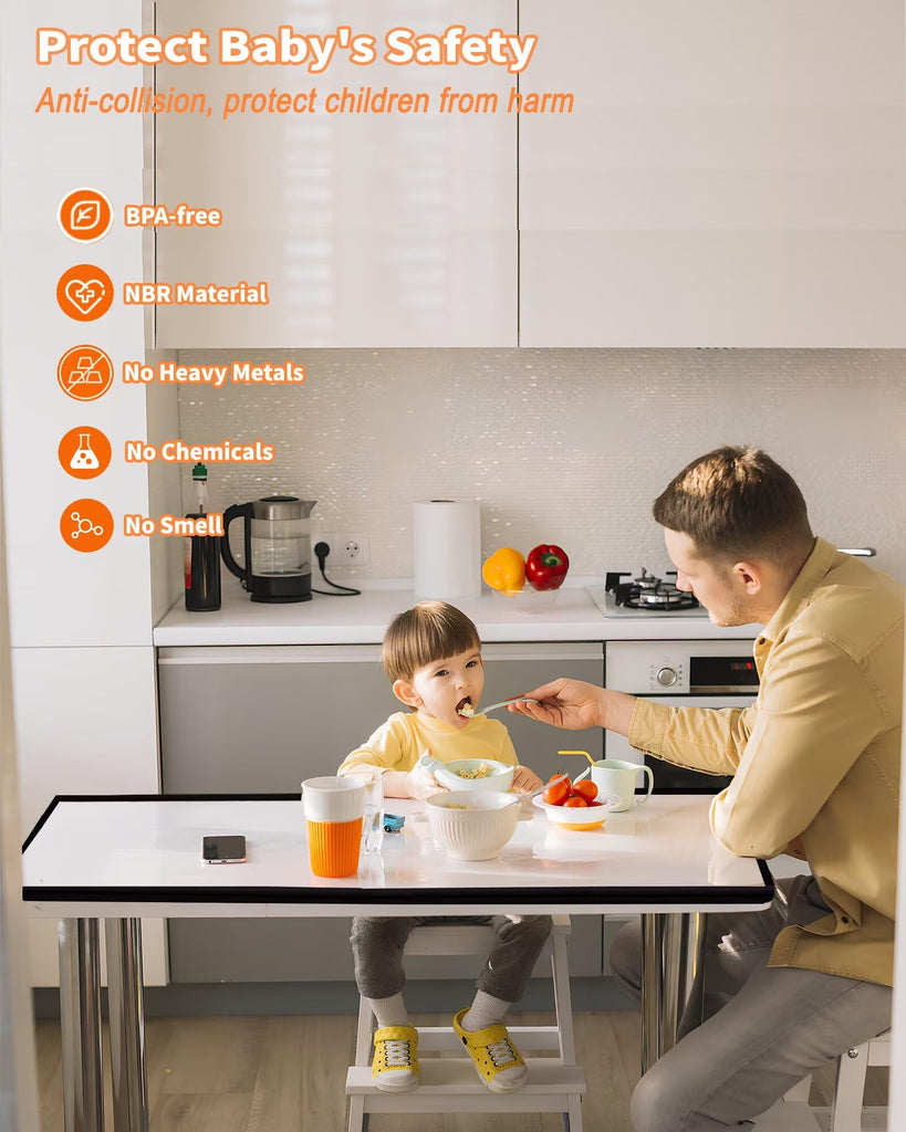 Baby Proof Edge Protector, 6.6FT 0.67" Thick, Peel and Stick