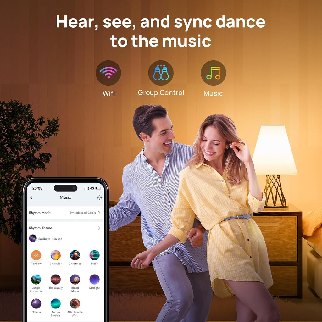 Smart Light Bulbs, 60W Equivalent Bluetooth Light Bulb, 1 Pack