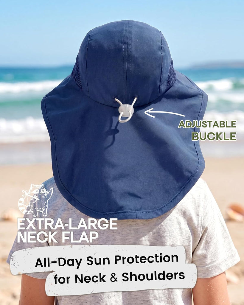 Toddler Kids Sun Hat UPF 50+ Sun Protective Bucket Hat for Baby Summer Beach Hats