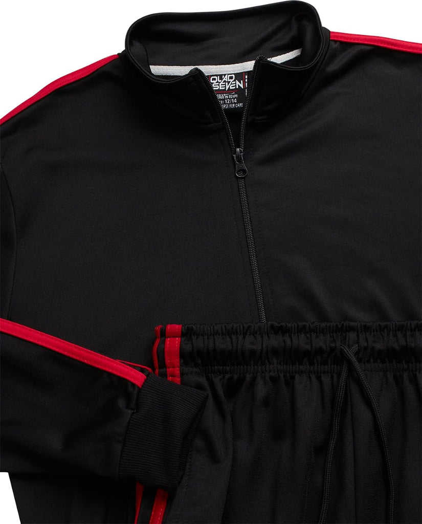 Boys Tracksuit Set - 2 Piece Athletic Tricot Zip Up Boys Sweatshirts and Jogger Pants Outfit