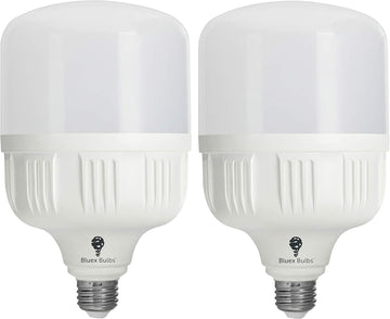 2 Pack BlueX 300W Bulb - 350W Bulb Equivalent, 40W LED Corn Light Bulb Cool White 5000K E26 Base 4000 Lumens 300 Watt