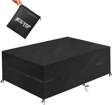 Outdoor Patio Furniture Covers,96" L x 64" W x 40" H,Black,Rectangle | Heavy Duty 600D Oxford Fabric,Outdoor Table