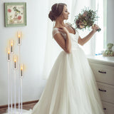 2 Pcs 5 Arm 46.4 x 8.7 Inch Acrylic Candelabra Centerpieces Holder Large Acrylic Candle Holder for Ceremony Floor