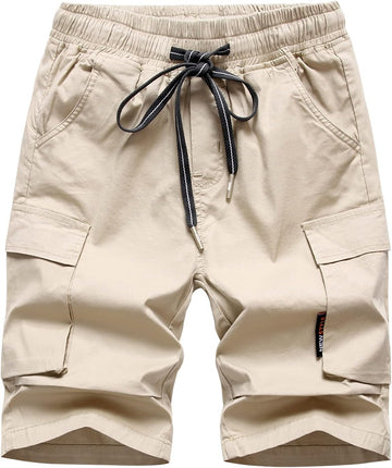 Boys Camo Cargo Shorts, Military Style Pull On Short