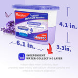 Moisture Absorbers 6 Pack, Portable Humidity Absorber Boxes for Your Bathroom, Closet & Car