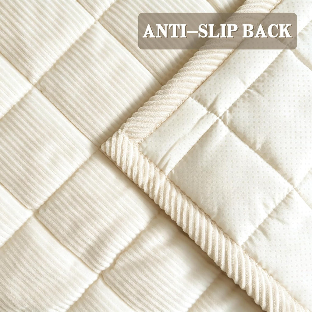 Pet Friendly Couch Cover, Non Slip Sectional Sofa Cover for L Shape Couch.