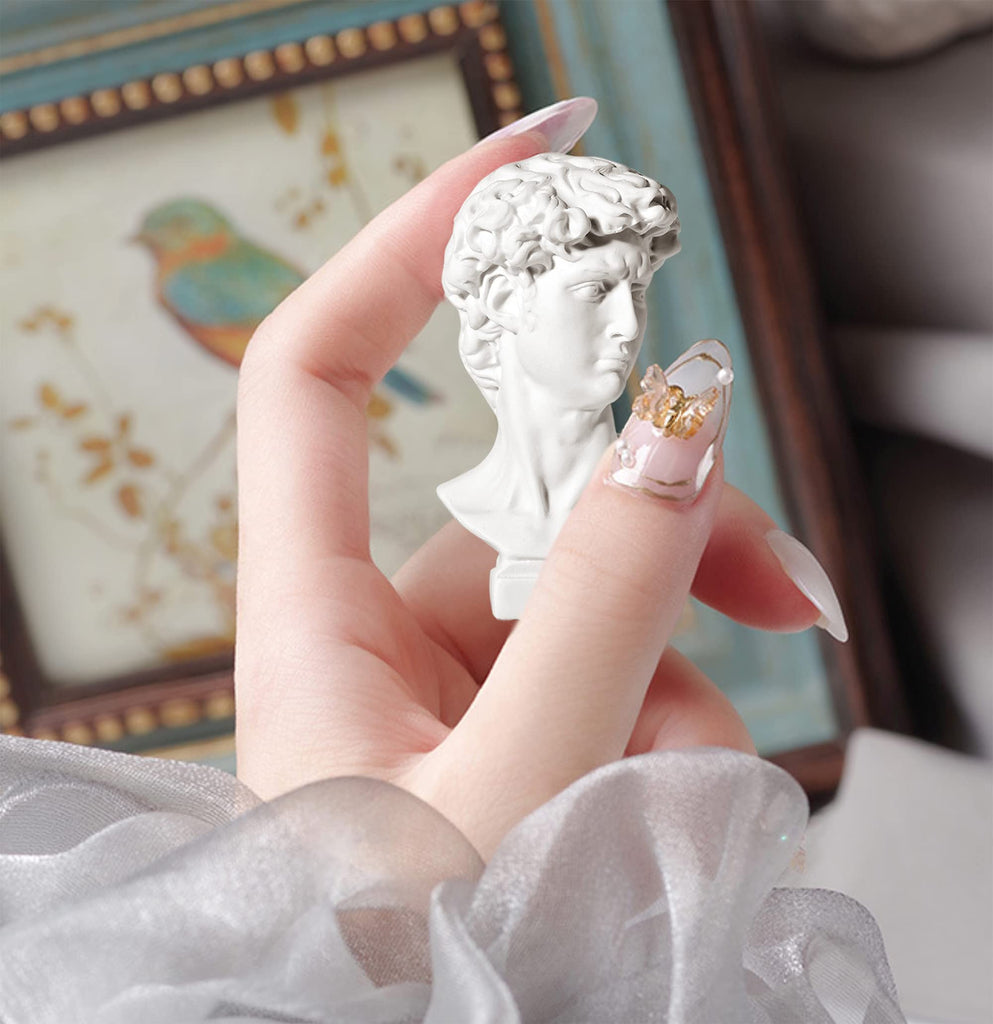 Greek Bust Statue and Sculptures Set of 10 PCS Greek Bust Statue Decor Resin Mini Greek Mythology Figurine Greek God