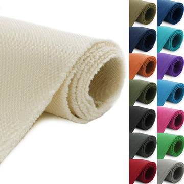 Waterproof Canvas Fabric by The Yard 1200D Upholstery Fabric 58x36in Ivory