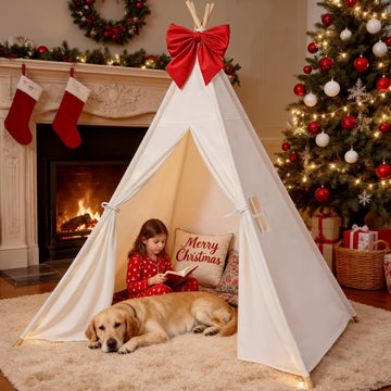 Teepee Tent Play Tents Girl Boy Indoor Outdoor Gift Playhouse Toy