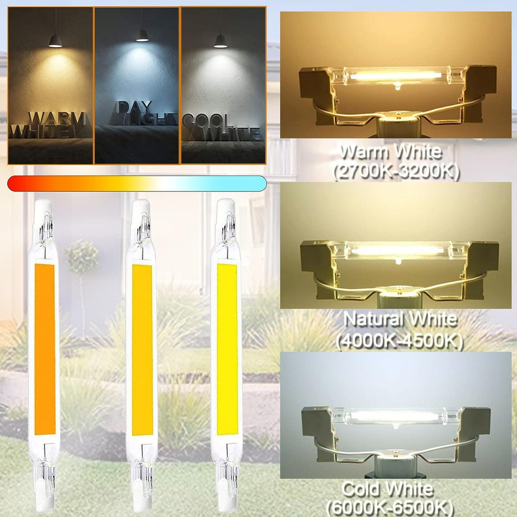 R7S LED Bulb 78mm 5W Halogen Bulbs Replacement 75W R7S Base Bulb J Type Linear Double Ended Bulb Lamp Floodlight
