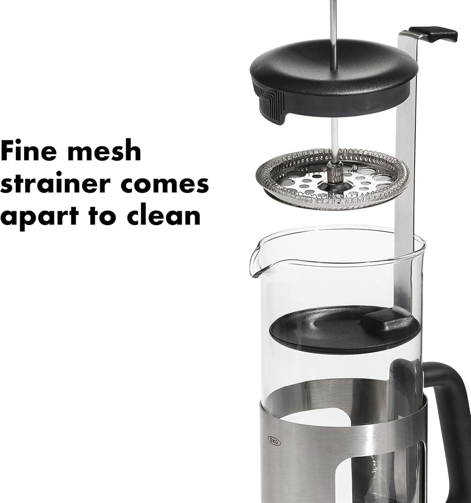 Brew Stainless Steel French Press Coffee Maker - 32oz