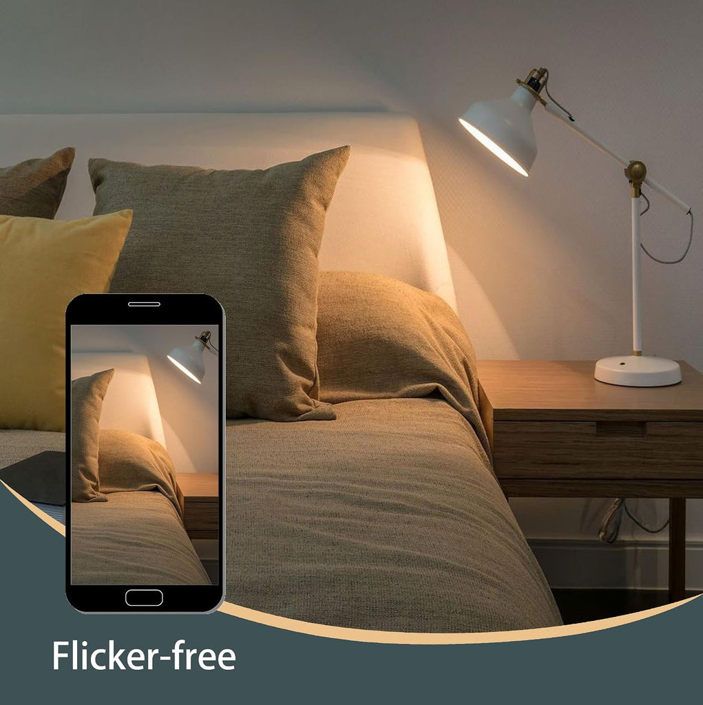 E12 LED Light Bulb, 2.5W Small Globe Bulb, 6-Pack (3000K)