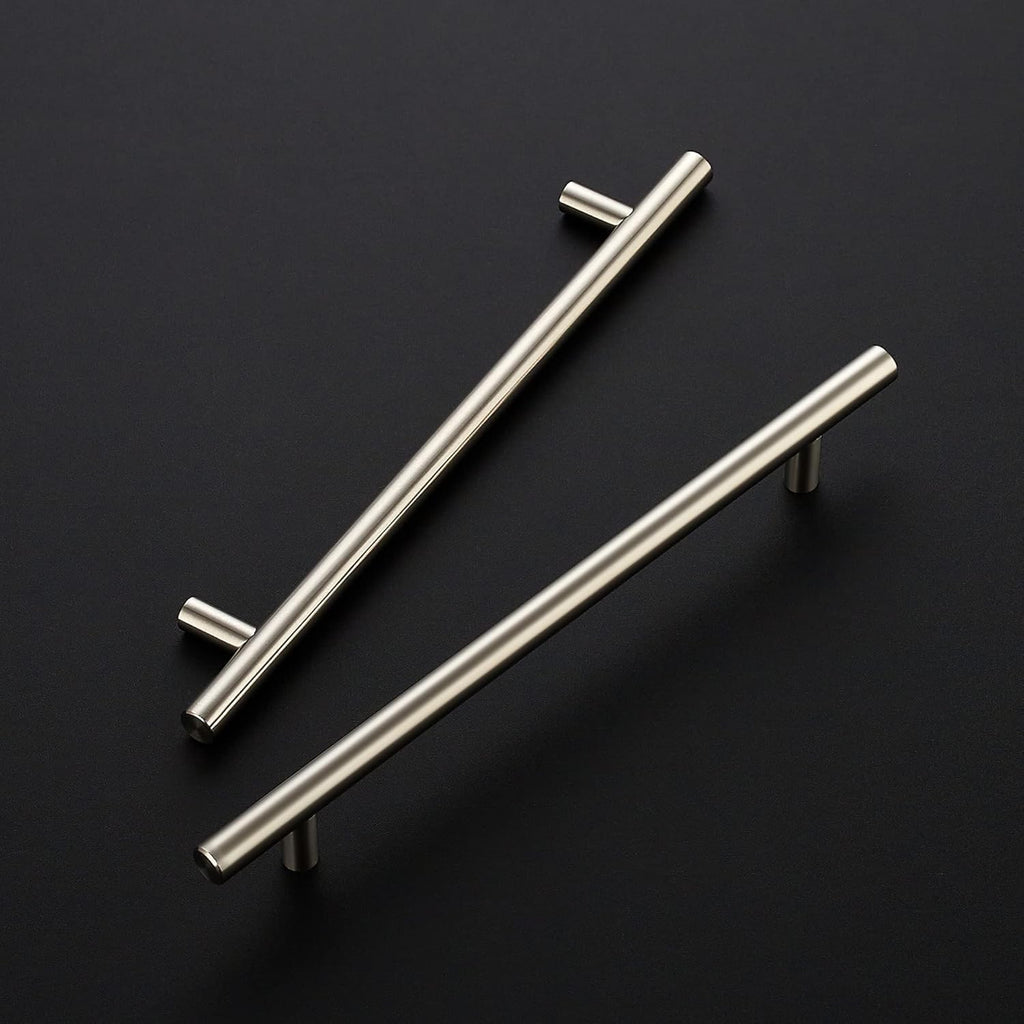 18 Pack 10 Inch Cabinet Handles Brushed Nickel Stainless Steel Cabinet Handles Kitchen Cupboard Pulls 7-1/2" Hole Center
