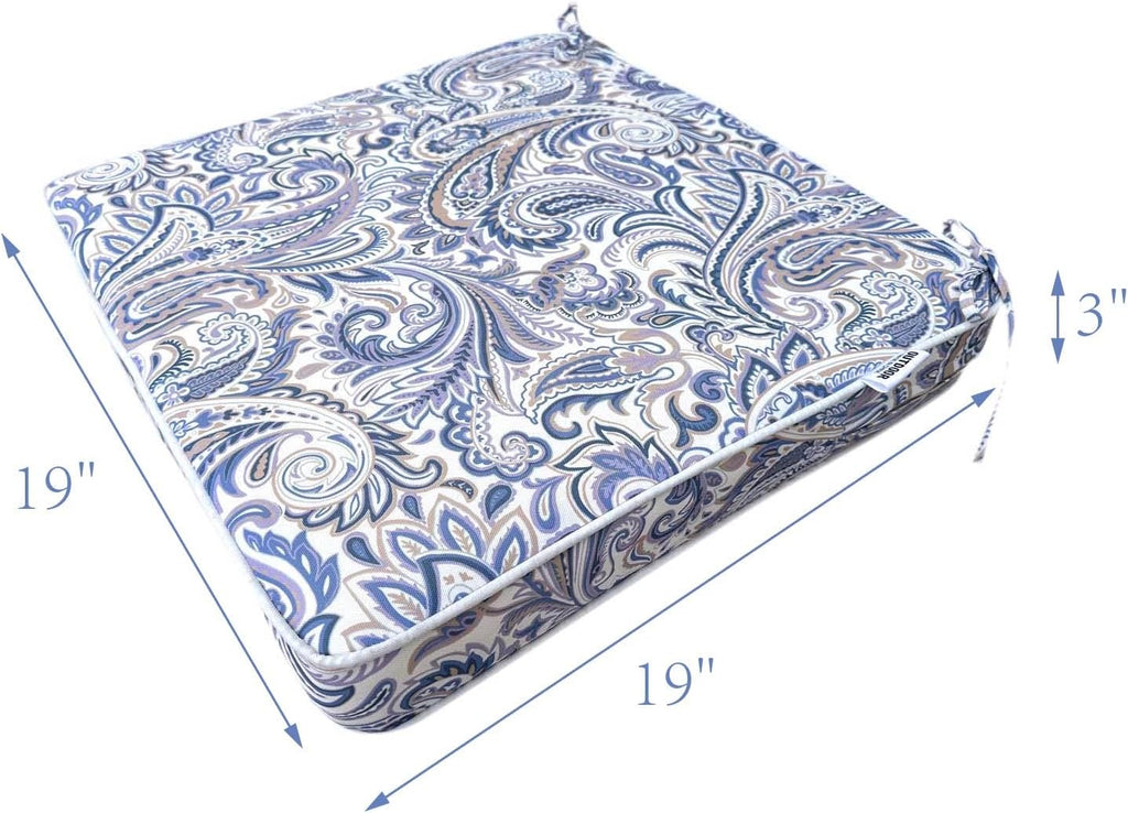 Outdoor Chair Cushions 19 x 19 Inch Waterproof Patio Seat Cushions