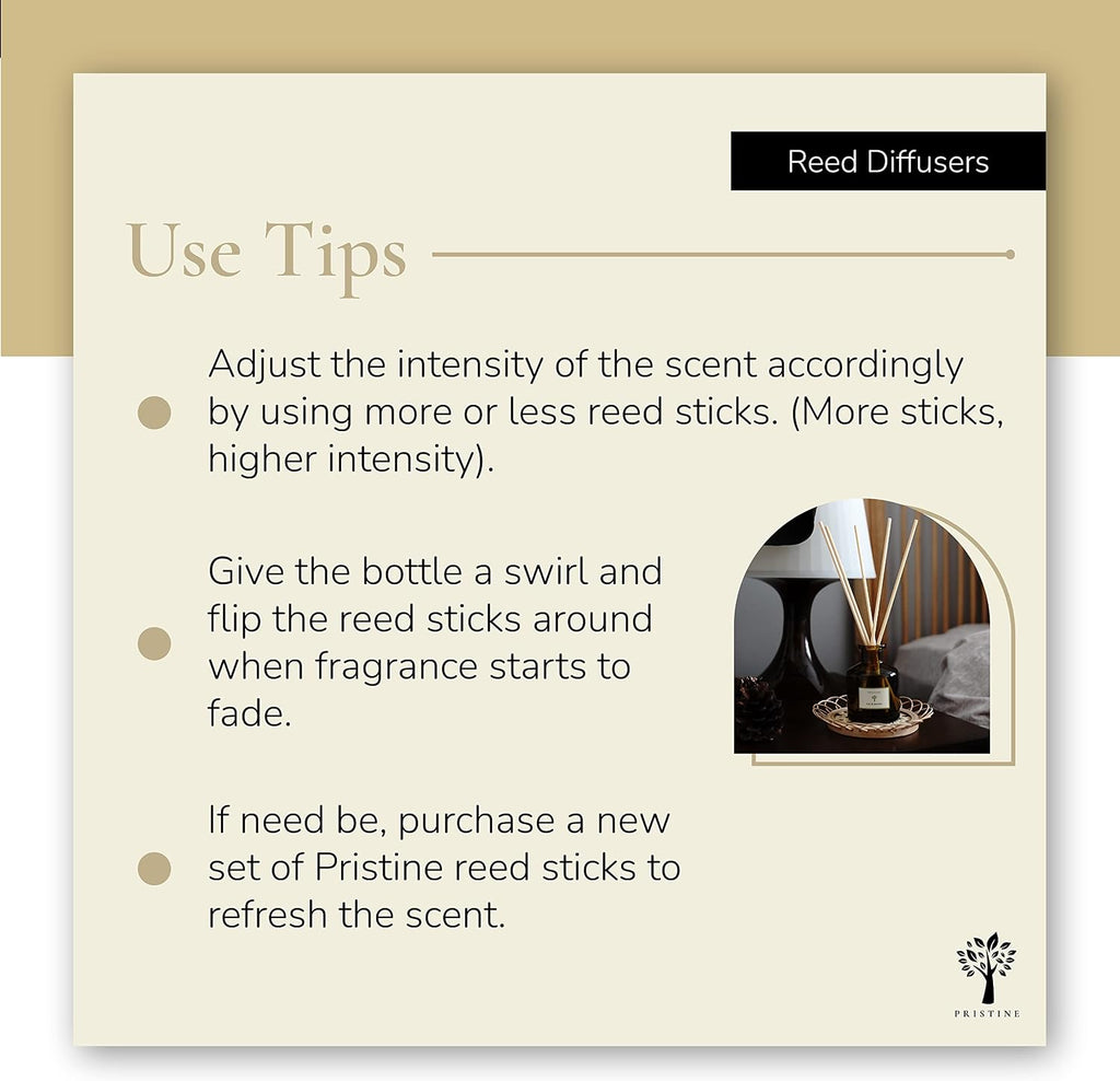 Swiss Château/Inspired by Hilton Reed Diffuser - Home & Bathroom | Fresh Cut Rose, Tangerine, Cedarwood Oil Reed