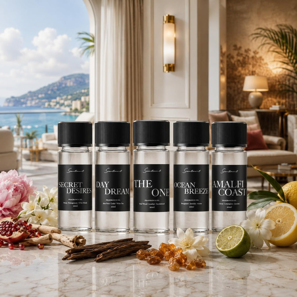Luxury Hotel Scents - 5 Diffuser Oil Set - 5 x 0.68 fl oz(20 mL) - Set of 5