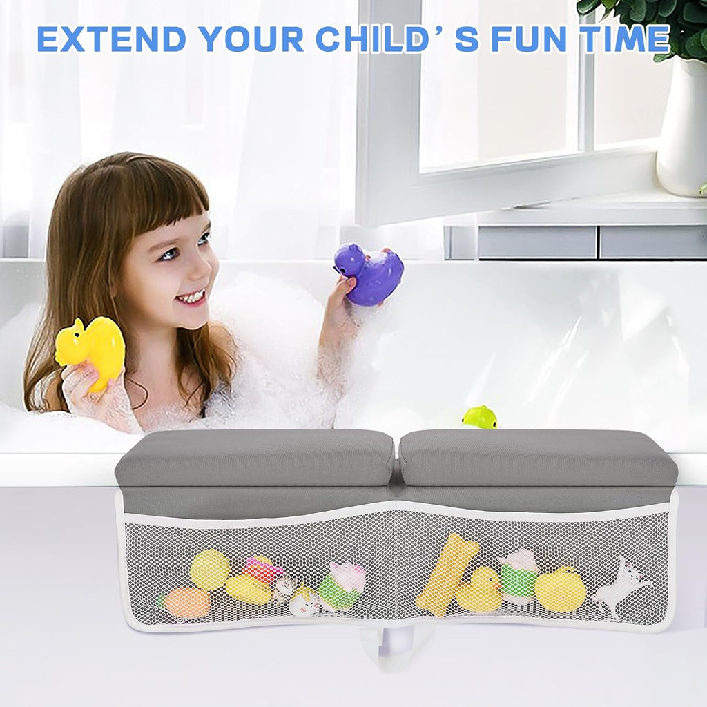 Bath Kneeler and Elbow Rest Pad Set, Bathtub Kneeling Pad, Baby Accessories for Bath, Relieve Your Knees and Elbows