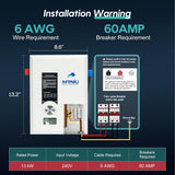 18Kw 240V Electric Tankless Water Heater, On-Demand Instant Hot Water, LED Temperature Display