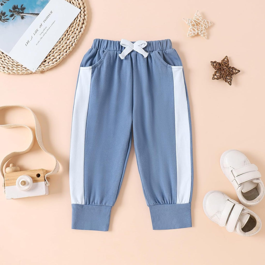 Toddler Boy Clothes Baby Patchwork Sweatshirt Pants 2Pc Set