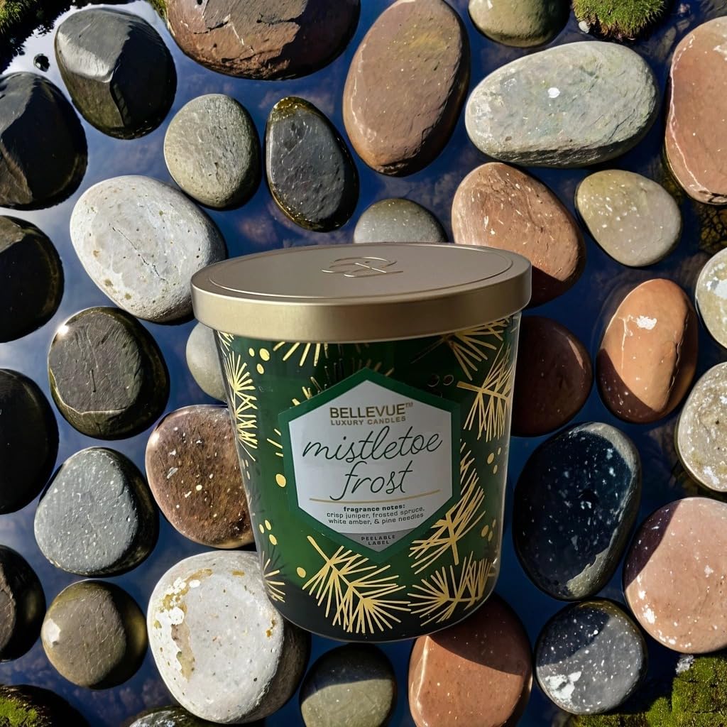 S, 12 OZ Fragranced Candle, Soy Blend Wax, Essential Oils, Long-Lasting Burn, Home Fragrances, Aromatherapy Home