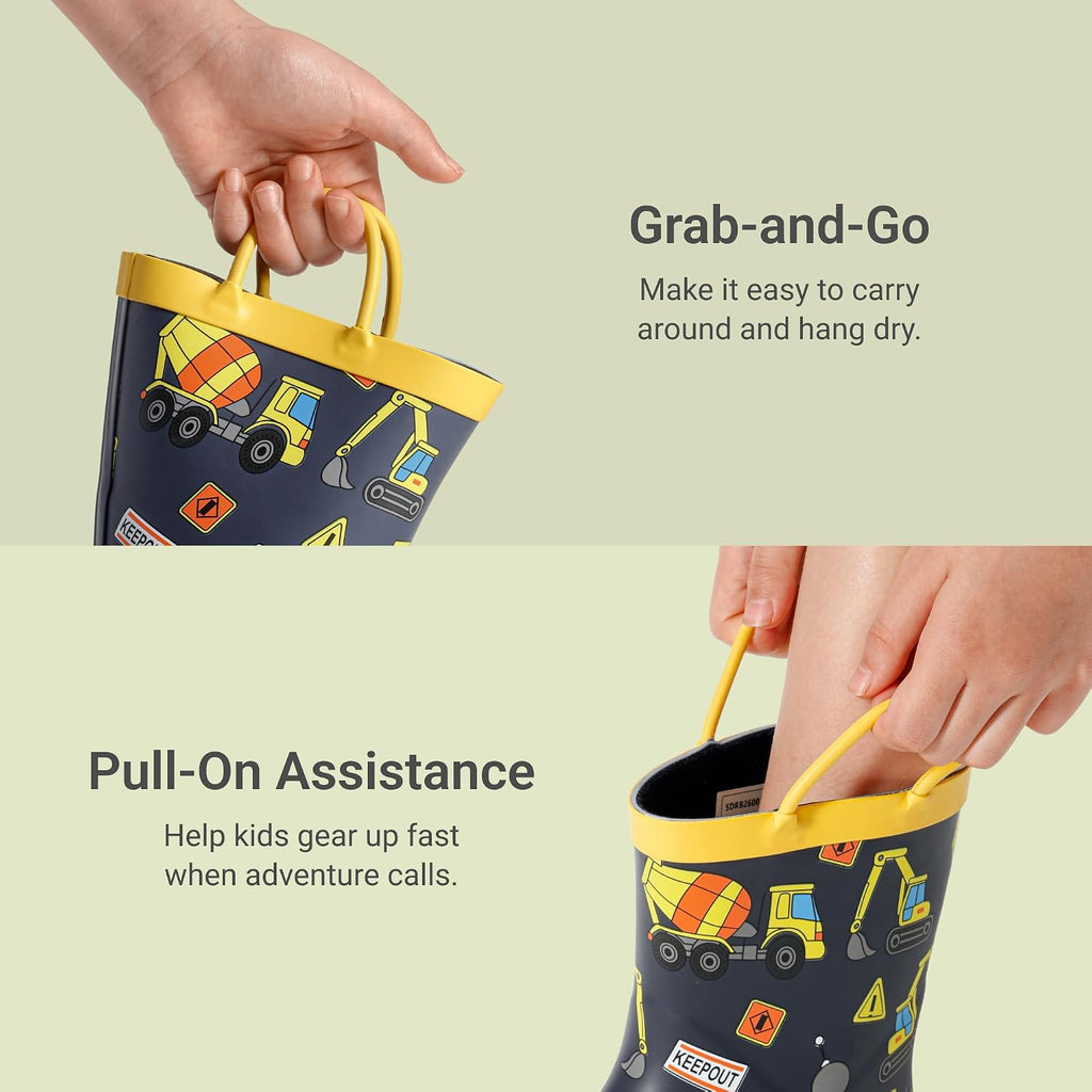 Kids Rubber Rain Boots