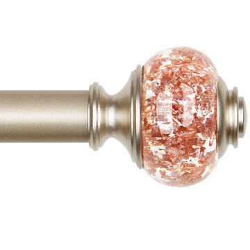 Curtain Rods for Windows 66 to 120, Rose Gold