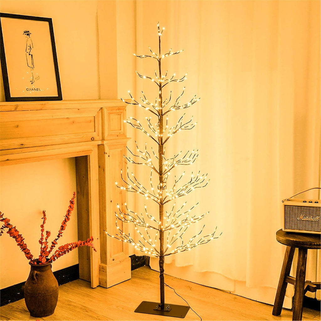 LED Tree Light 5ft 518L Warm White Artificial Tree Decoration Indoor Outdoor Home Festival Party Wedding